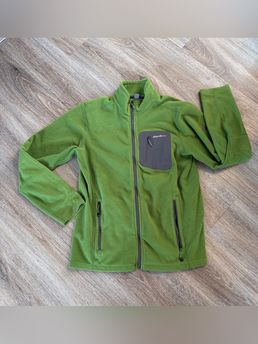Eddie Bauer Bright Green Fleece Jacket